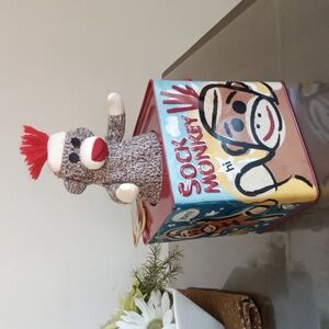 Jack In The Box Sock Monkey Musical Toy